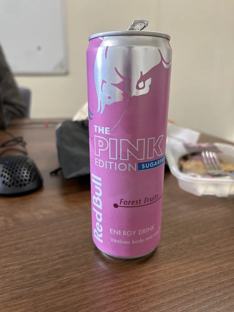 THE PINK EDITION SUGAR Red Bull Forest Fruits ENER