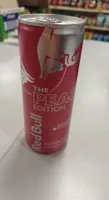 Red bull peach flavor energy drink