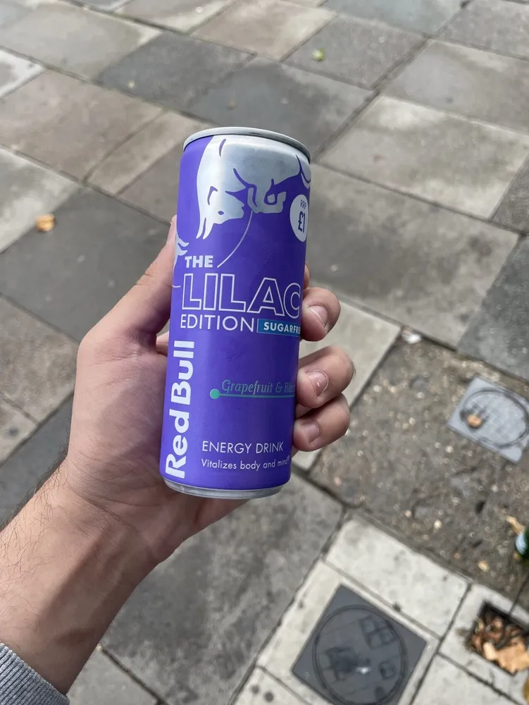 Red bull grapefruit and blossom flavor energy drink