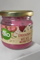 Streichcreme rote bete meerrettich
