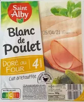 Blanc de poulet doré au four