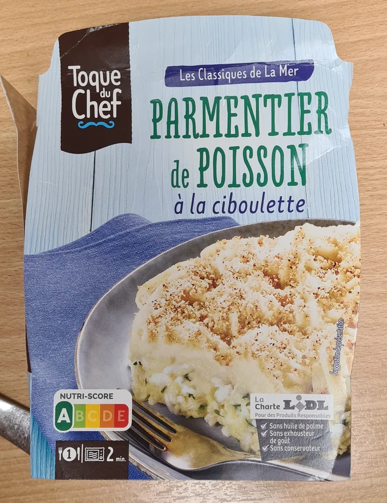 Parmentier de poisson à la ciboulette