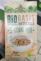 Bio basis organic muesli 5 korn mix
