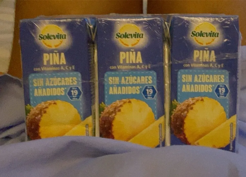 Zumo de piña
