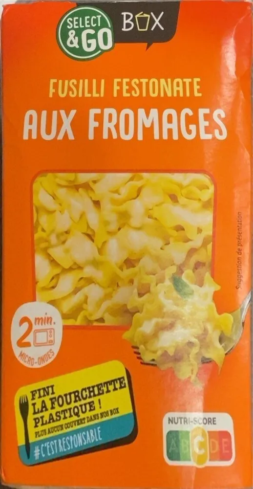 Fusilli festonate aux fromages