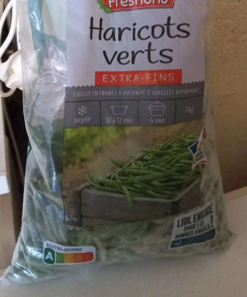 Haricots verts extra fins
