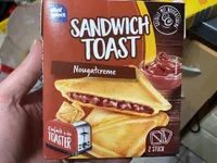 Sandwich Toast Nougatcreme