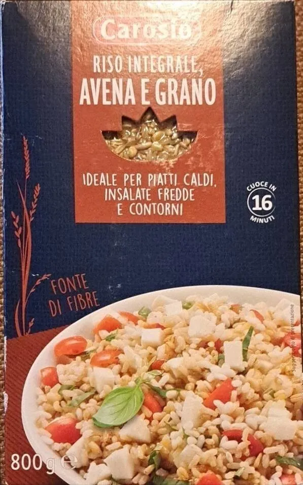 Riso integrale avena e grano