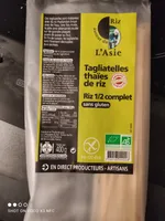 Tagliatelles thaïes de riz 1/2 complet