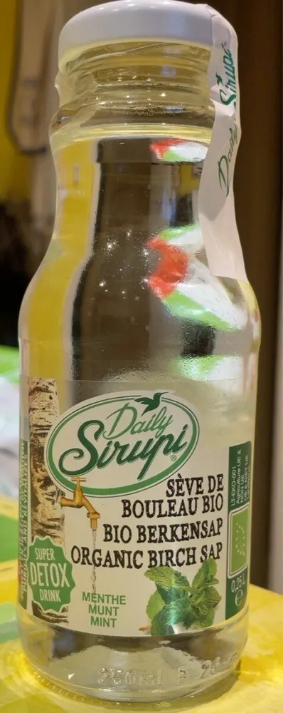 Sève de bouleau bio menthe