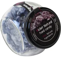 Violet natural hard candy