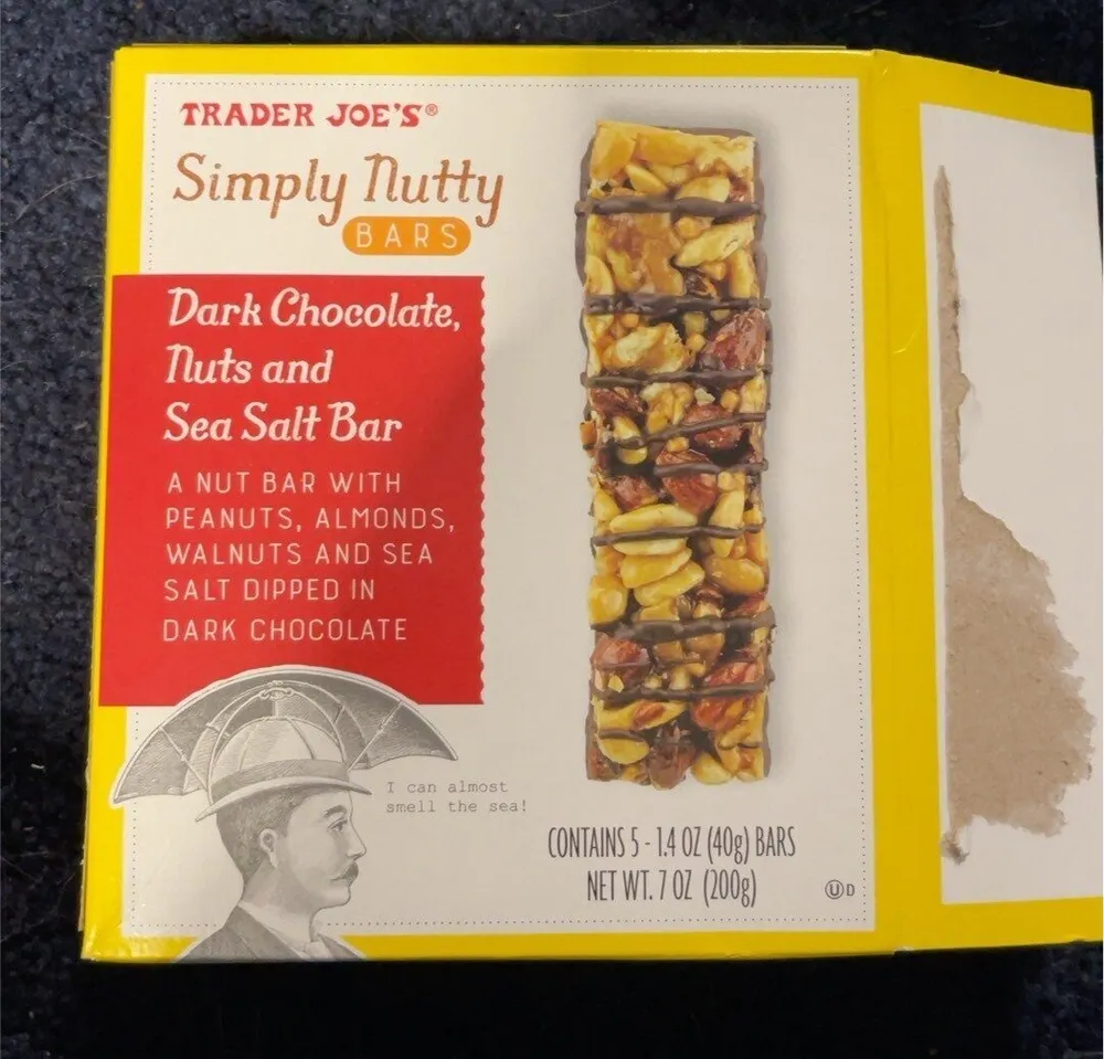 Dark Chocolate, Nuts and Sea Salt Bar