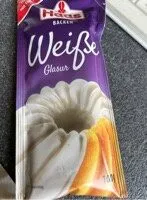 Weiße Glasur