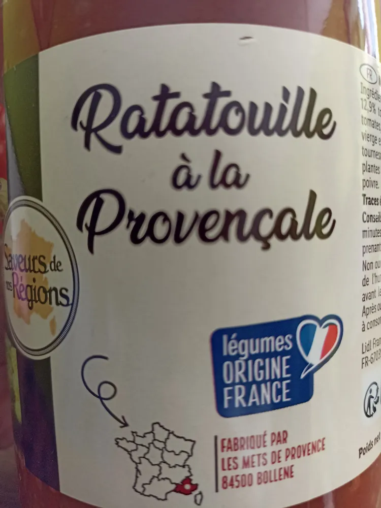 Ratatouille à la Provençale