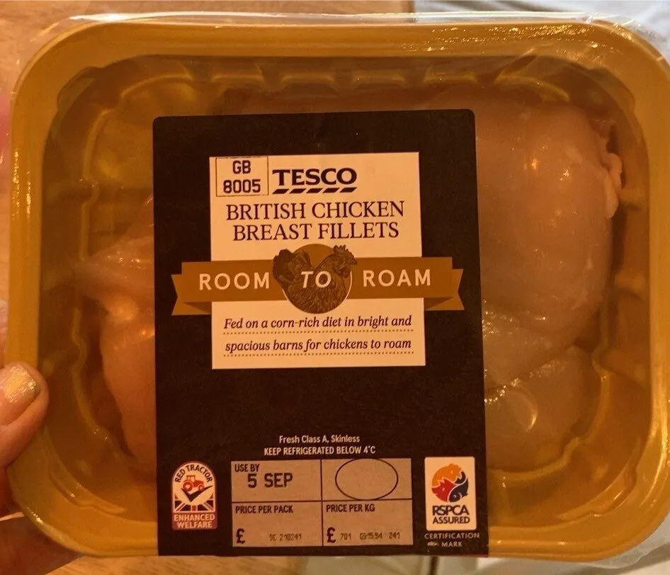 British chicken breast fillet