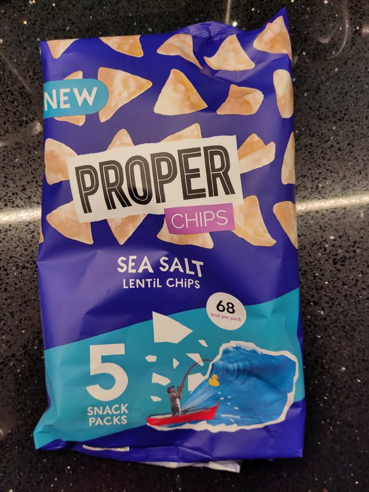 Proper Chips Sea Salt Lentil Chips