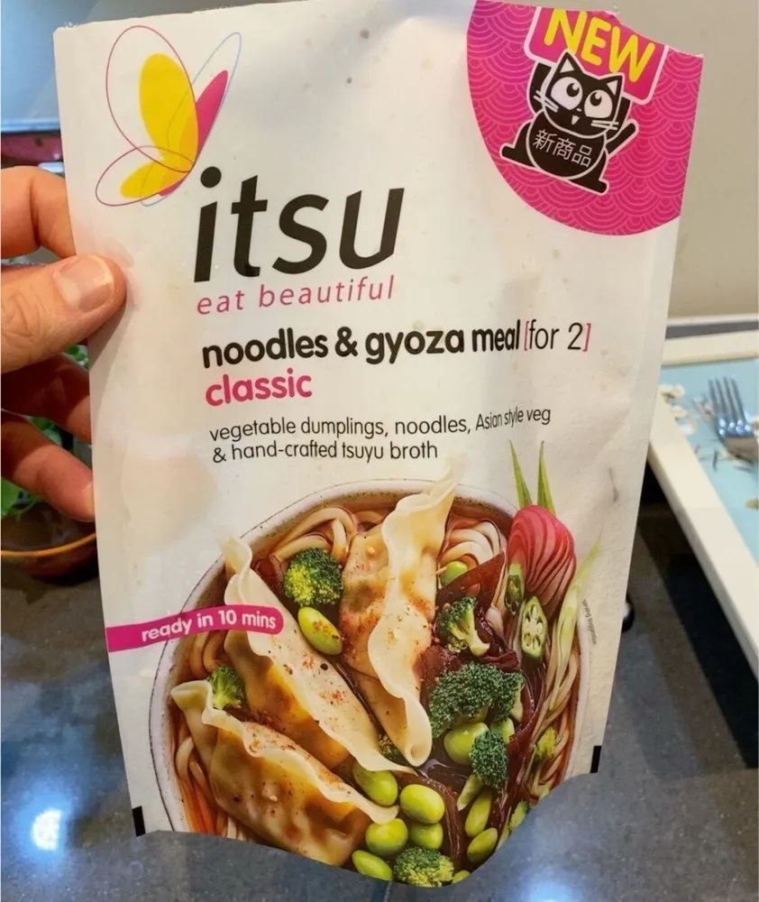 Noodles & gyoza mean for two