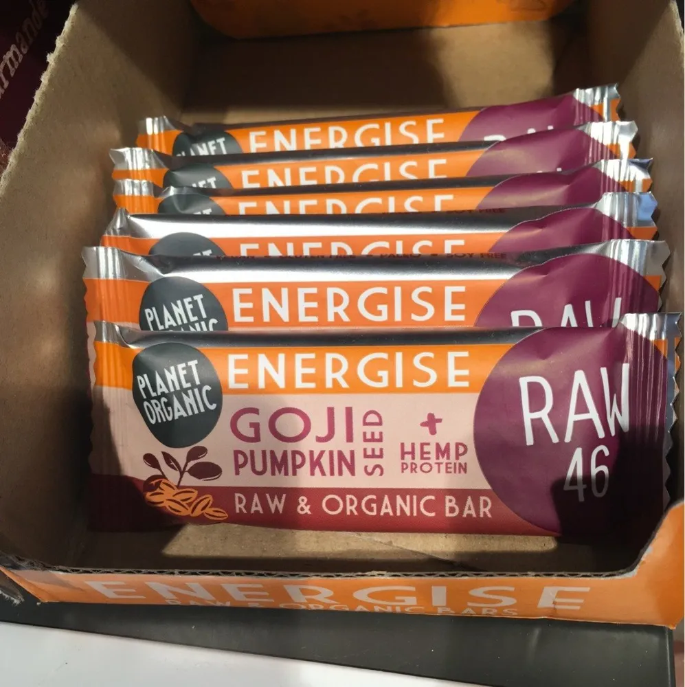 Barre énergetique goji courge