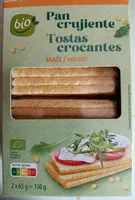 Tostas crocantes de Milho Bio 2x65g