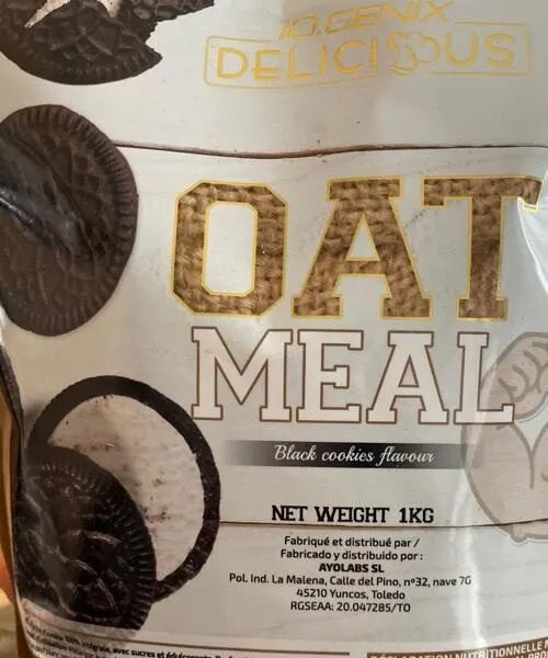 Oatmeal black cookie flavour