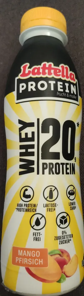 Protein Frucht & Molke Mango Pfirsich