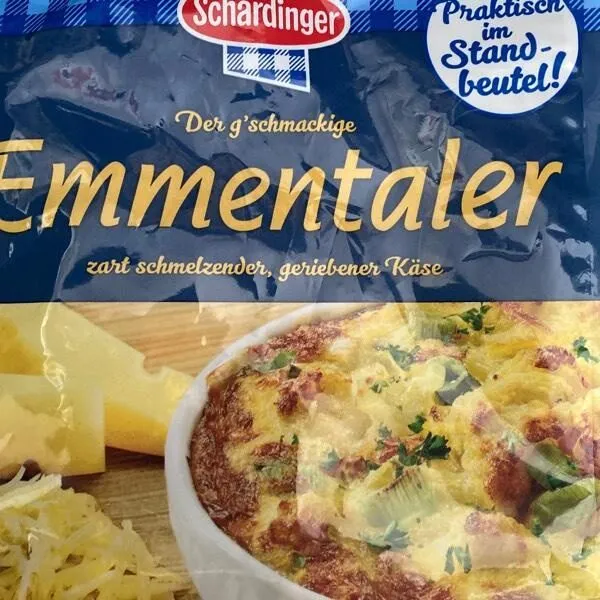 Emmentaler gerieben
