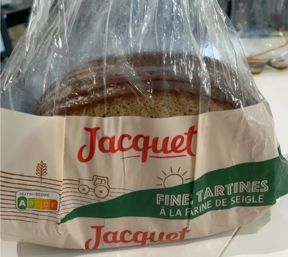 Fines tartines a la farine de seigle