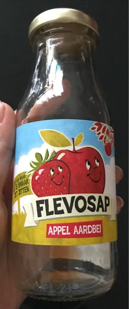 Jus de pomme et fraise