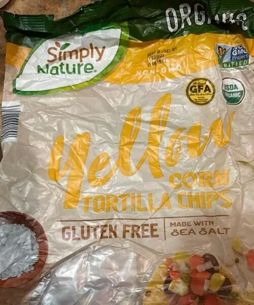 Organic Yellow Corn Tortilla Chips