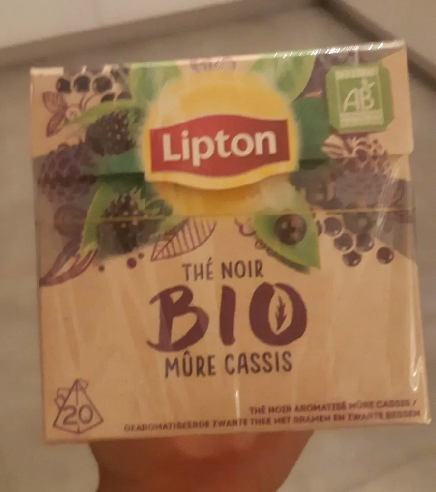 Thé noir bio mure cassis