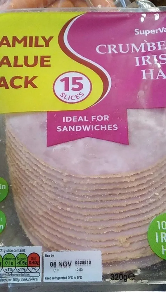 Crumbed Irish Ham