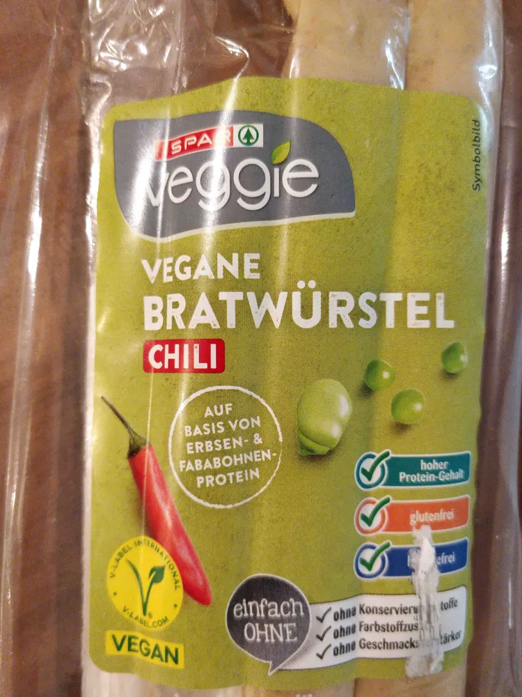 Vegana Bratwürstel chili