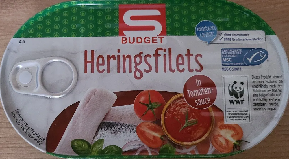 Herring Fillet in Tomato Sauce