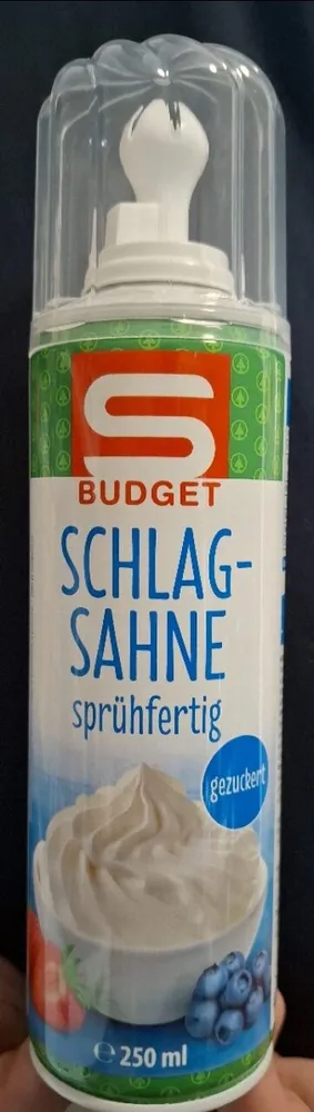 Schlagsahne gezuckert