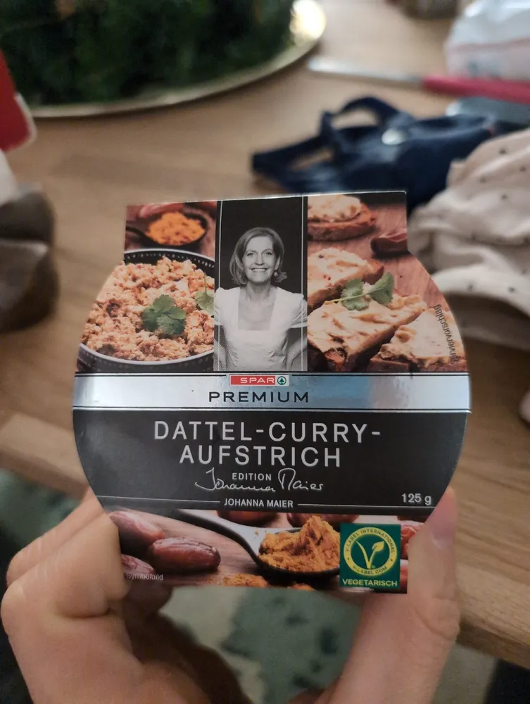 Dattel-Curry-Aufstrich