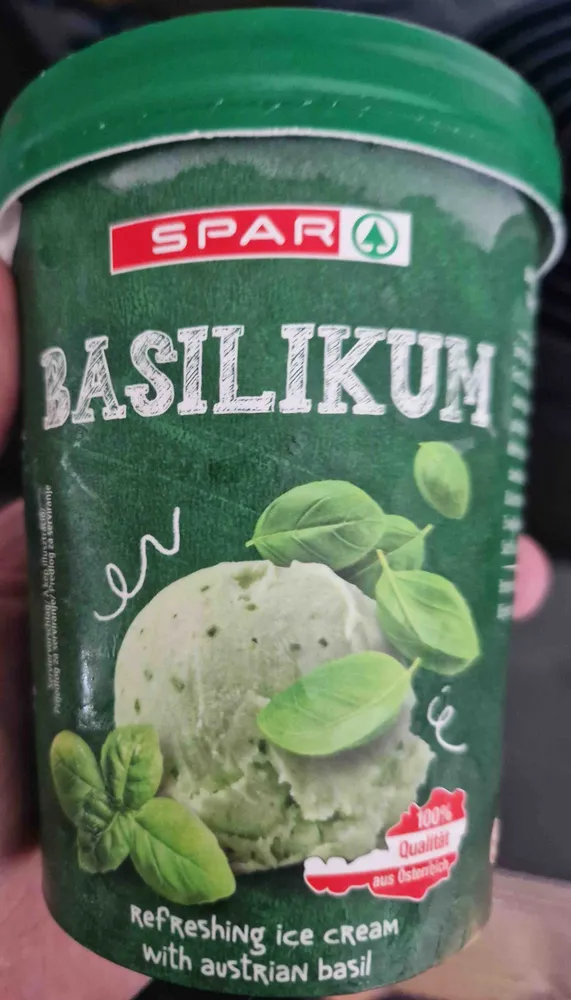 Basilikum Eis
