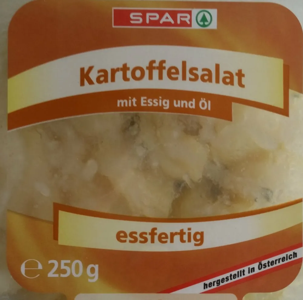 Kartoffelsalat mit Essig und Öl