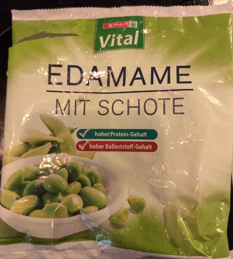 Edamame mit Schote