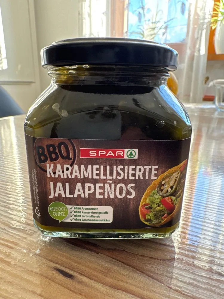 Karamellisierte Jalapeños