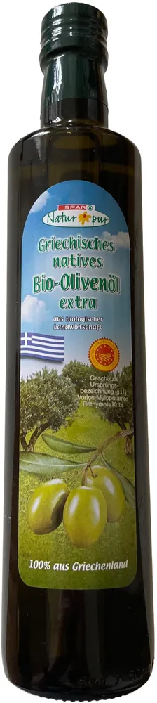 Griechisches natives Bio-Olivenöl extra