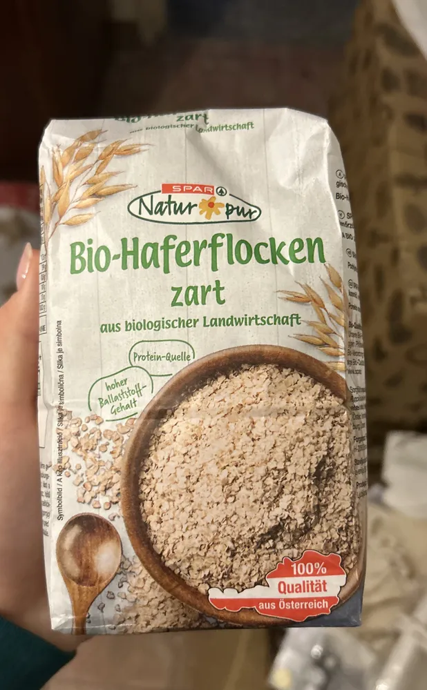 Bio-Haferflocken zart