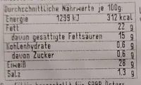 Milder Mozzarella in runden Scheiben