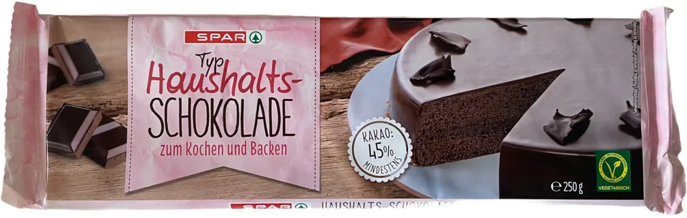 Schokolade - Haushaltsschokolade