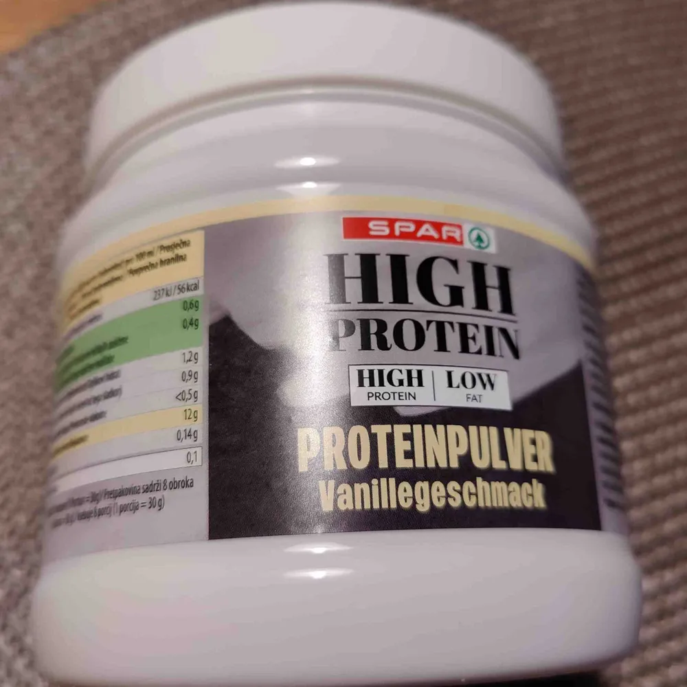 High Protein Proteinpulver Vanillegeschmack