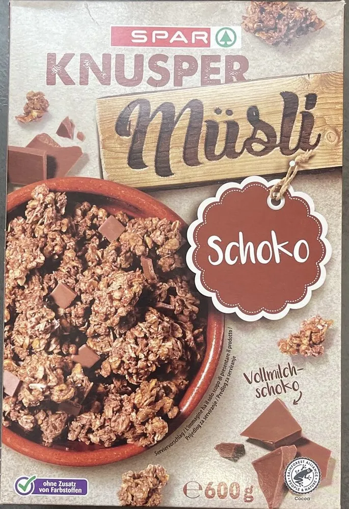 Knusper Müsli Schoko