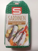 Sardinen in Olivenöl mit scharfem Piri-Piri, Karotte und Gurgd