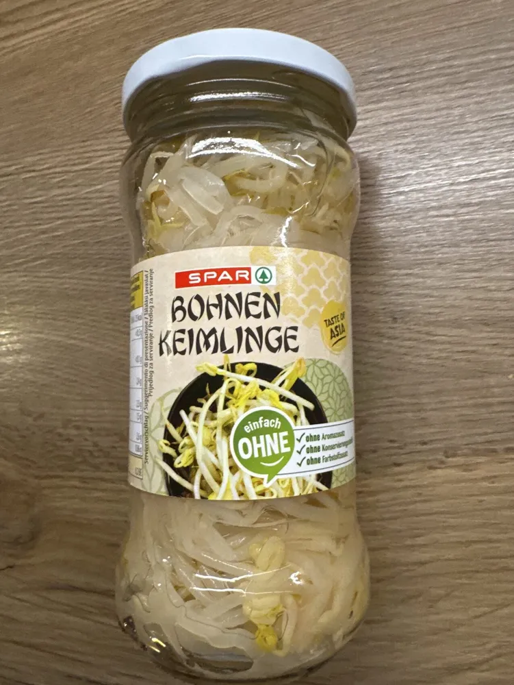 Bohnenkeimlinge