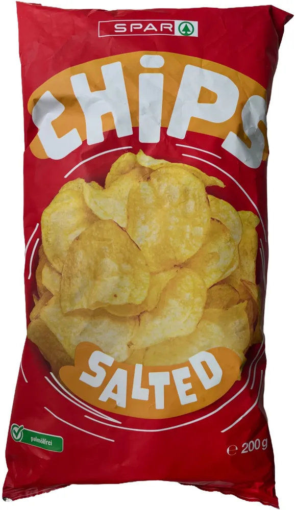 Chips gesalzen