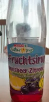 Bio Fruchtsirup Johannisbeere und Zitrone