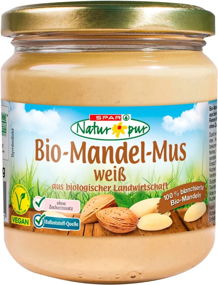 Bio-Mandel-Mus weiß